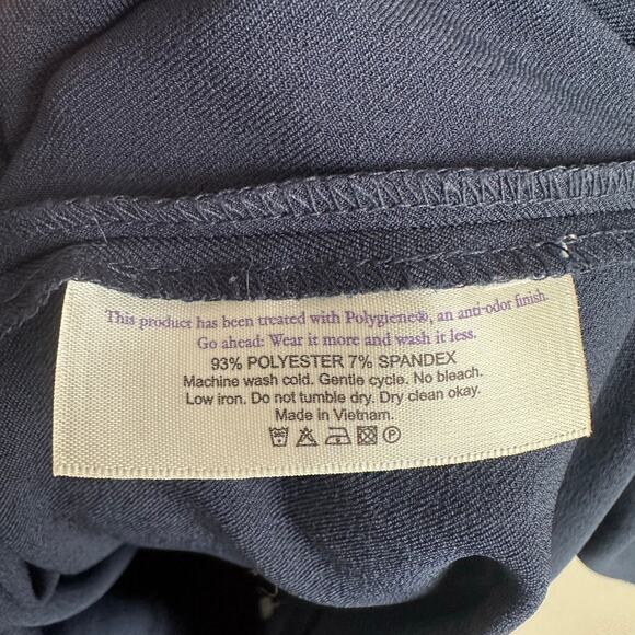 MM Lafleur Women's Aditi Sheath Dress WonderTex Dark Navy Blue 2X - Picture 9 of 12